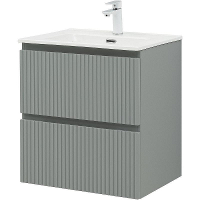 Тумба под раковину Aquanet Джейн 60 335432 подвесная Мисти грин