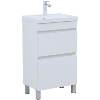 Тумба под раковину Aquanet Нота New 50 344138 Белый глянец