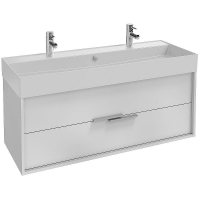 Тумба под раковину Jacob Delafon Vivienne 120 EB1509-N18-N18 подвесная Белая ручки Хром, купить, цена, заказать, магазин, доставка, скидка, промокод, купить, цена, заказать, магазин, доставка, скидка, промокод