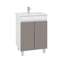 Тумба под раковину Onika Марви 60 106153 цвет Белый Бирюзовый, купить, цена, заказать, магазин, доставка, скидка, промокод, купить, цена, заказать, магазин, доставка, скидка, промокод