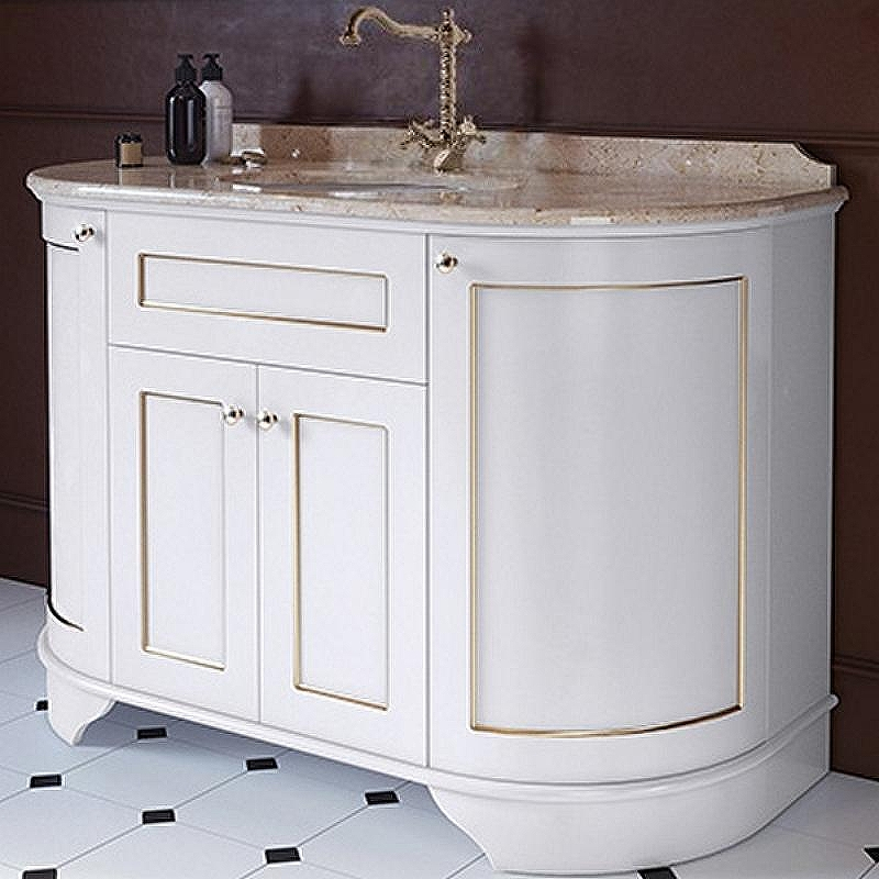 Тумба с раковиной TW York Nuovo 130 YOR4130-BO+S53 bi Bianco, купить, цена, заказать, магазин, доставка, скидка, промокод, купить, цена, заказать, магазин, доставка, скидка, промокод