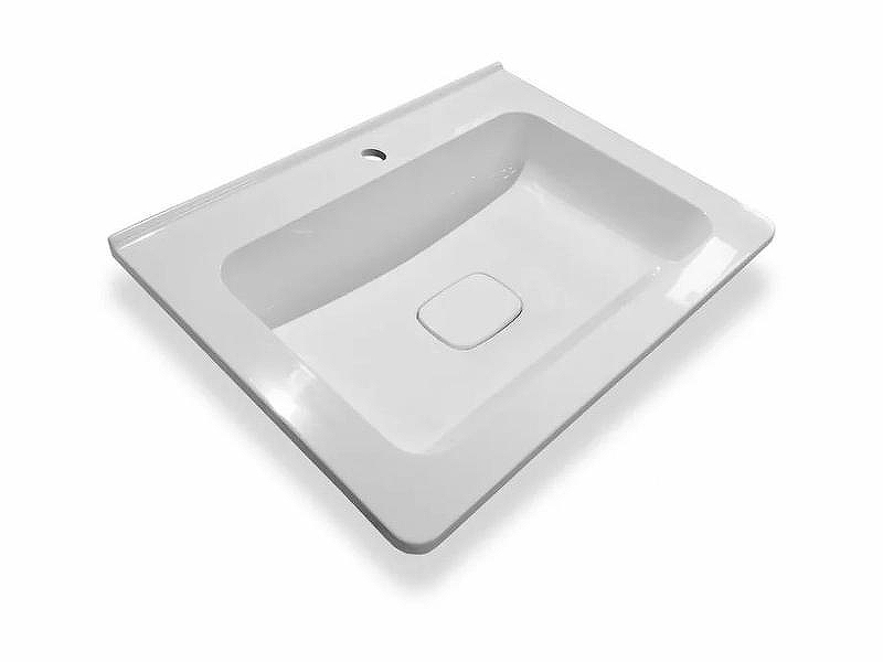 Тумба с раковиной Эстет Kare Luxe 60 ФР-00007077 подвесная Белая, купить, цена, заказать, магазин, доставка, скидка, промокод, купить, цена, заказать, магазин, доставка, скидка, промокод