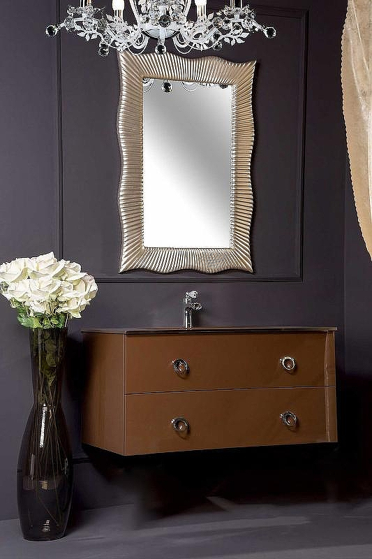 Тумба под раковину Boheme Armadi Art NeoArt 100 831-100-DB подвесная Dark Brown, купить, цена, заказать, магазин, доставка, скидка, промокод, купить, цена, заказать, магазин, доставка, скидка, промокод