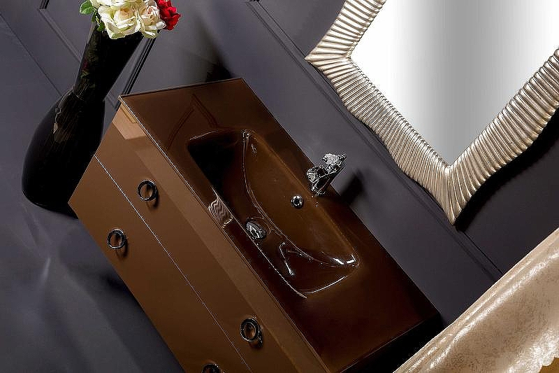 Тумба под раковину Boheme Armadi Art NeoArt 100 831-100-DB подвесная Dark Brown, купить, цена, заказать, магазин, доставка, скидка, промокод, купить, цена, заказать, магазин, доставка, скидка, промокод