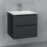 Тумба под раковину Laparet Sinergia 60 Sin.01.60/P/A подвесная Антрацит, купить, цена, заказать, магазин, доставка, скидка, промокод, купить, цена, заказать, магазин, доставка, скидка, промокод