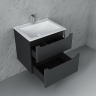 Тумба под раковину Laparet Sinergia 60 Sin.01.60/P/A подвесная Антрацит, купить, цена, заказать, магазин, доставка, скидка, промокод, купить, цена, заказать, магазин, доставка, скидка, промокод