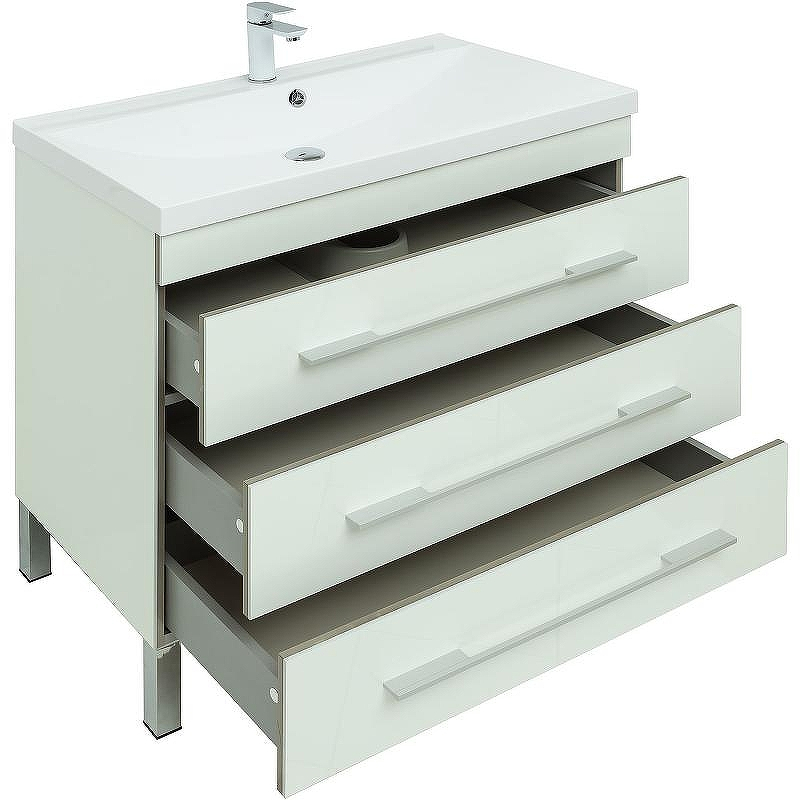 Комплект мебели для ванной Aquanet Верона 90 287660 Белый, купить, цена, заказать, магазин, доставка, скидка, промокод, купить, цена, заказать, магазин, доставка, скидка, промокод