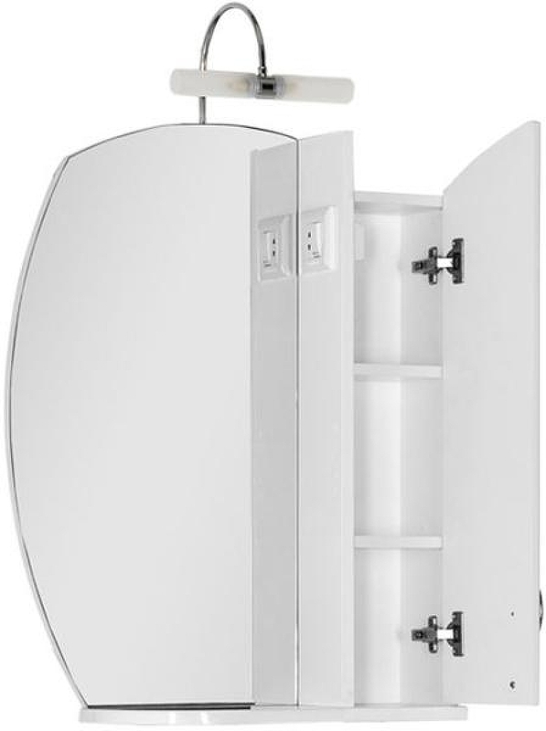 Зеркало со шкафом Aquanet Моника 60 186773 R Белое, купить, цена, заказать, магазин, доставка, скидка, промокод, купить, цена, заказать, магазин, доставка, скидка, промокод