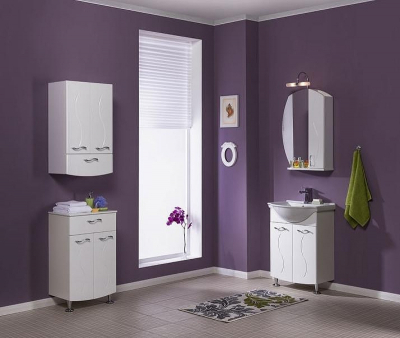 Зеркало со шкафом Aquanet Моника 60 186773 R Белое