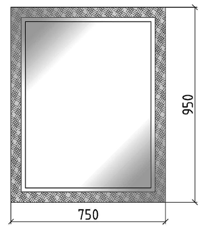 Зеркало Boheme Armadi Art Linea 75 535 Серебро, купить, цена, заказать, магазин, доставка, скидка, промокод, купить, цена, заказать, магазин, доставка, скидка, промокод