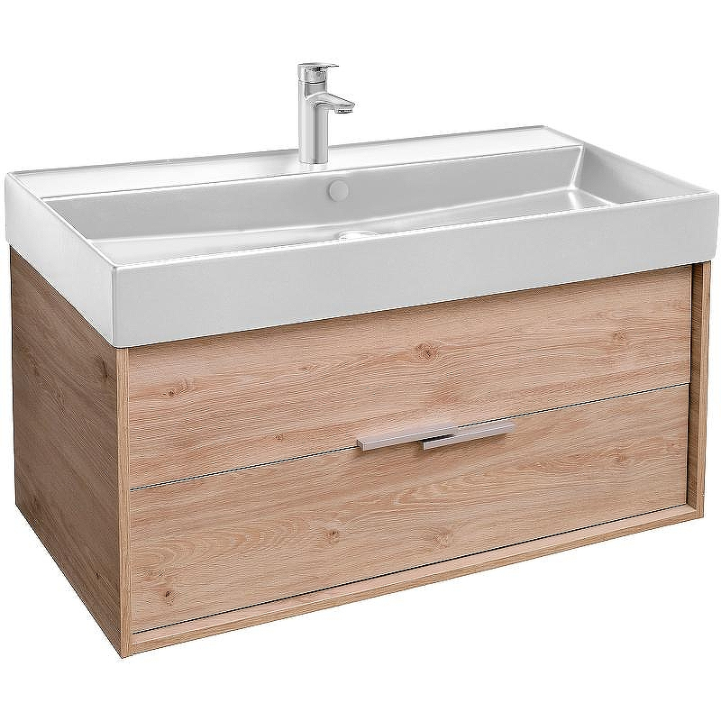 Тумба под раковину Jacob Delafon Vivienne 100 EB1668-E75-E75 подвесная Дуб давос натуральный, купить, цена, заказать, магазин, доставка, скидка, промокод, купить, цена, заказать, магазин, доставка, скидка, промокод