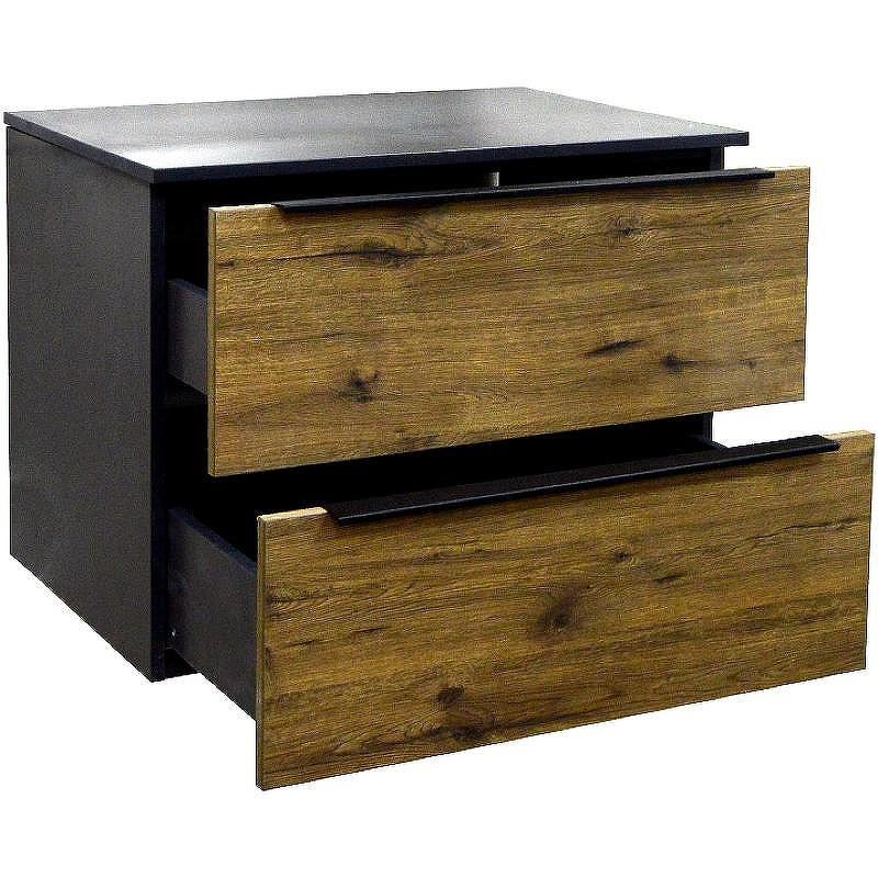 Тумба под раковину Azario Gris 75 CS00080424 подвесная Дуб Веллингтон, купить, цена, заказать, магазин, доставка, скидка, промокод, купить, цена, заказать, магазин, доставка, скидка, промокод