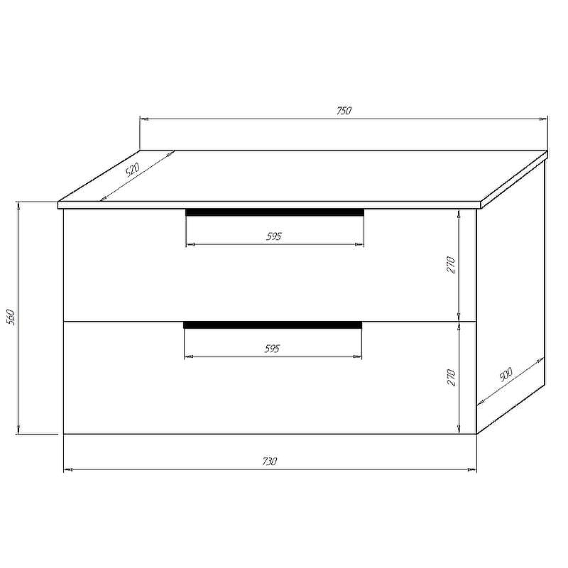 Тумба под раковину Azario Gris 75 CS00080424 подвесная Дуб Веллингтон, купить, цена, заказать, магазин, доставка, скидка, промокод, купить, цена, заказать, магазин, доставка, скидка, промокод