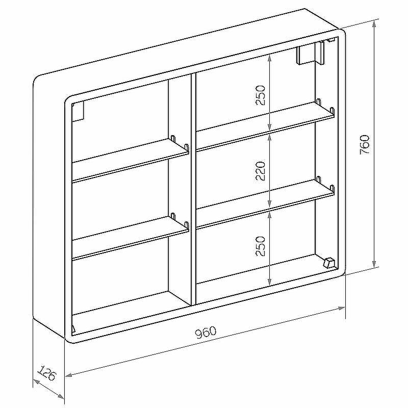 Зеркальный шкаф Континент Elliott LED 100 МВК031 с подсветкой Белый, купить, цена, заказать, магазин, доставка, скидка, промокод, купить, цена, заказать, магазин, доставка, скидка, промокод