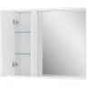 Зеркало со шкафом Volna Lake 80 L zsLAKE80.L-01 с подсветкой Белое, купить, цена, заказать, магазин, доставка, скидка, промокод, купить, цена, заказать, магазин, доставка, скидка, промокод