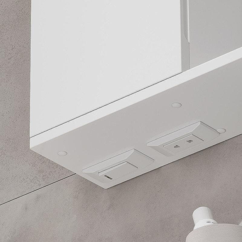 Зеркало со шкафом Volna Lake 80 L zsLAKE80.L-01 с подсветкой Белое, купить, цена, заказать, магазин, доставка, скидка, промокод, купить, цена, заказать, магазин, доставка, скидка, промокод