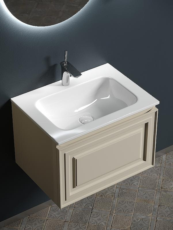 Тумба под раковину Sancos Very 60 VR60CE подвесная Beige Soft, купить, цена, заказать, магазин, доставка, скидка, промокод, купить, цена, заказать, магазин, доставка, скидка, промокод