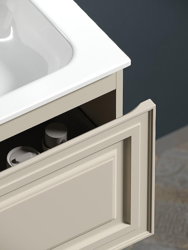 Тумба под раковину Sancos Very 60 VR60CE подвесная Beige Soft, купить, цена, заказать, магазин, доставка, скидка, промокод, купить, цена, заказать, магазин, доставка, скидка, промокод