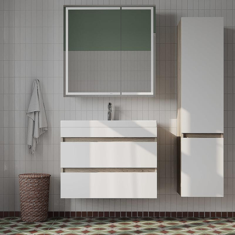 Тумба с раковиной Iddis Zodiac 80 ZOD8AB0i95K подвесная Белая матовая Дерево, купить, цена, заказать, магазин, доставка, скидка, промокод, купить, цена, заказать, магазин, доставка, скидка, промокод