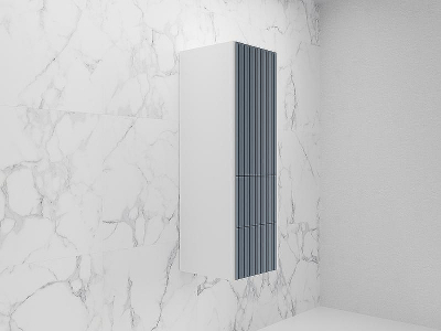 Шкаф пенал Style Line Стокгольм 36 ЛС-00002317 подвесной Графит софт