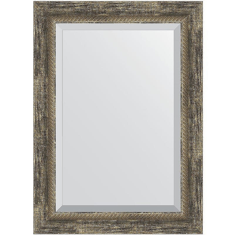 Зеркало Evoform Exclusive 73х53 BY 3382 с фацетом в багетной раме - Старое дерево с плетением 70, купить, цена, заказать, магазин, доставка, скидка, промокод, купить, цена, заказать, магазин, доставка, скидка, промокод