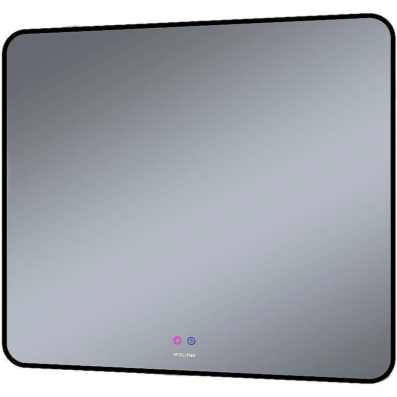 Зеркало Grossman Elegans-норма Black 90 1790802 с подсветкой Черное с сенсорным выключателем и подогревом, купить, цена, заказать, магазин, доставка, скидка, промокод, купить, цена, заказать, магазин, доставка, скидка, промокод