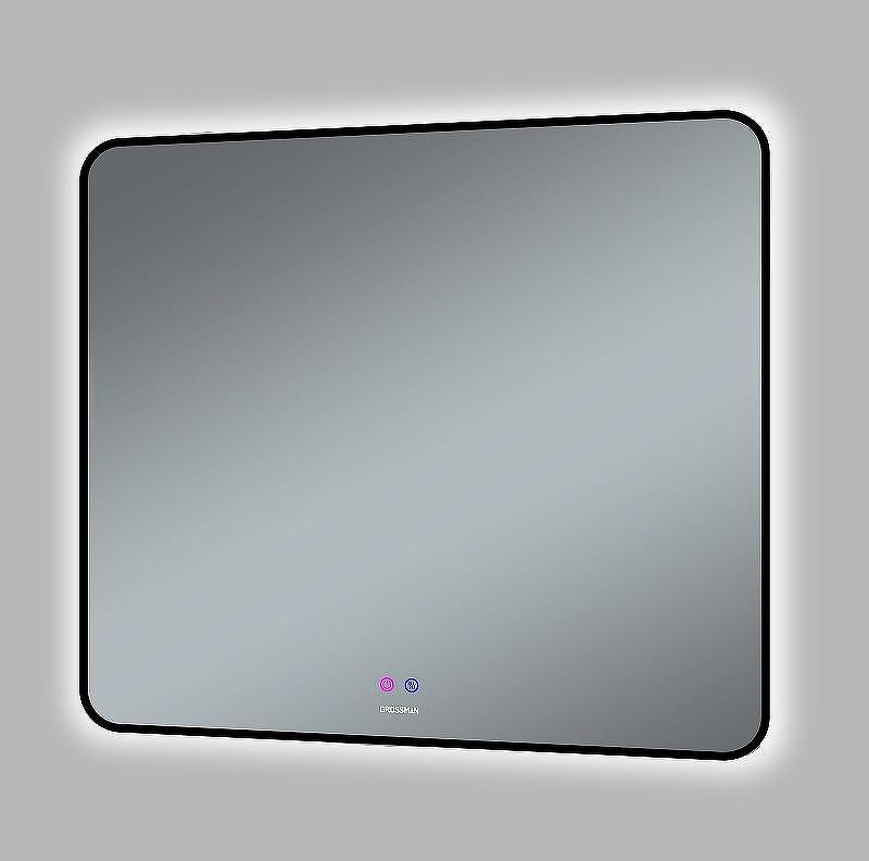 Зеркало Grossman Elegans-норма Black 90 1790802 с подсветкой Черное с сенсорным выключателем и подогревом, купить, цена, заказать, магазин, доставка, скидка, промокод, купить, цена, заказать, магазин, доставка, скидка, промокод