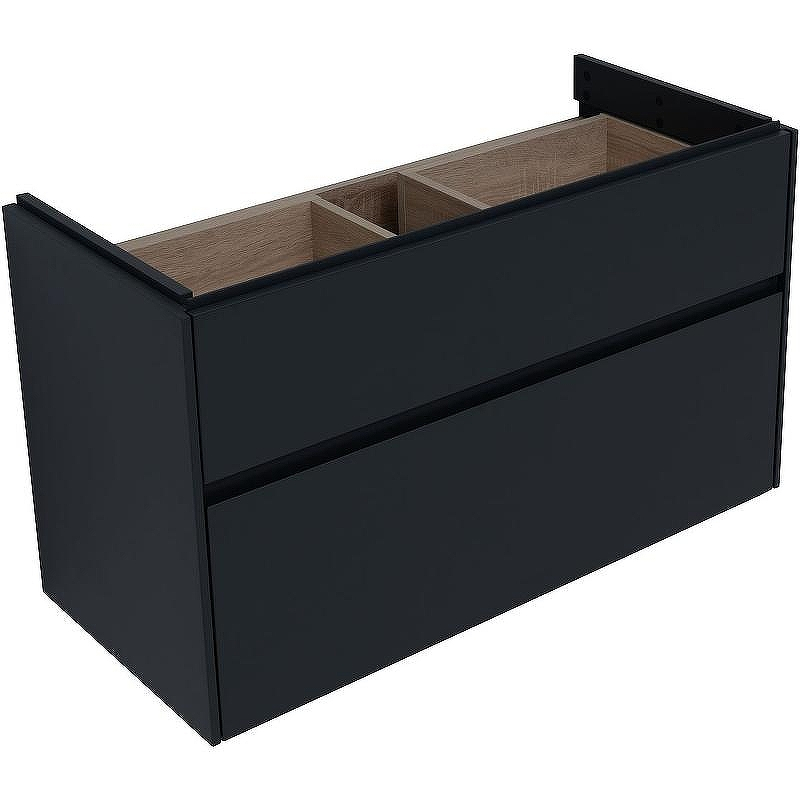 Тумба с раковиной Aquanet Бруклин 100 312874 подвесная Антрацит матовый, купить, цена, заказать, магазин, доставка, скидка, промокод, купить, цена, заказать, магазин, доставка, скидка, промокод