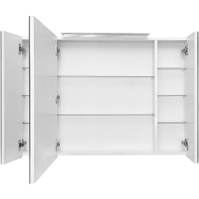 Зеркальный шкаф Roca Oleta 100 A857648806 с подсветкой Белый глянцевый