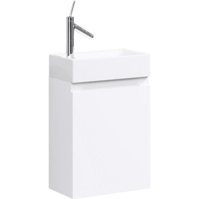 Тумба под раковину Aqwella Леон 40 Ln-MP.01.04/W подвесная Белая