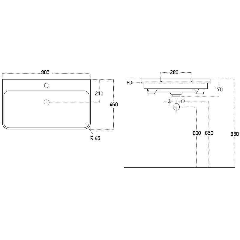 Тумба с раковиной Brevita Victory 80 УТ000015999 подвесная Зеленая матовая, купить, цена, заказать, магазин, доставка, скидка, промокод, купить, цена, заказать, магазин, доставка, скидка, промокод