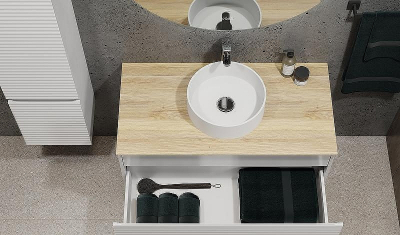 Тумба под раковину Jorno Cossety 100 Coss.01.100/P/W-DG/JR подвесная Белая