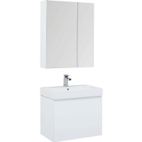 Комплект мебели для ванной Aquanet Йорк 70 203643 подвесной Белый глянец, купить, цена, заказать, магазин, доставка, скидка, промокод, купить, цена, заказать, магазин, доставка, скидка, промокод