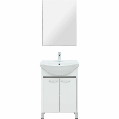 Тумба под раковину Aquanet Донна 60 294390 Белый глянец