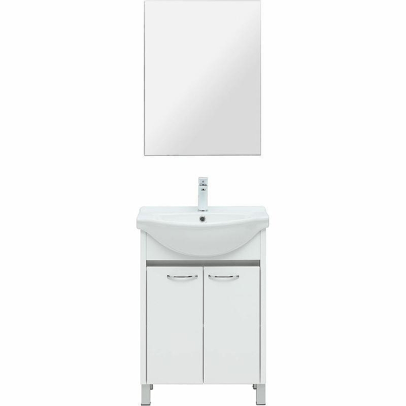 Тумба под раковину Aquanet Донна 60 294390 Белый глянец, купить, цена, заказать, магазин, доставка, скидка, промокод, купить, цена, заказать, магазин, доставка, скидка, промокод