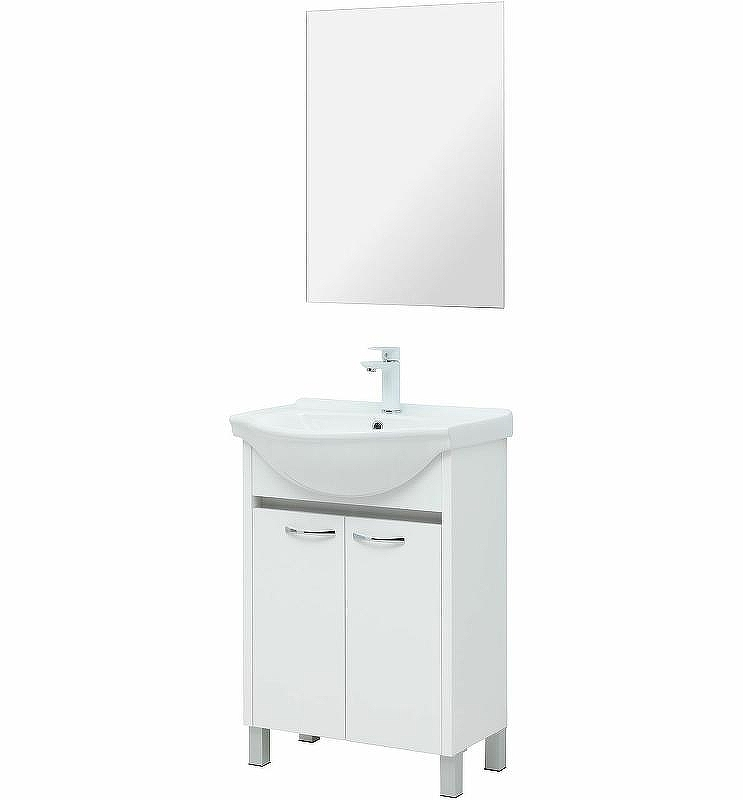 Тумба под раковину Aquanet Донна 60 294390 Белый глянец, купить, цена, заказать, магазин, доставка, скидка, промокод, купить, цена, заказать, магазин, доставка, скидка, промокод