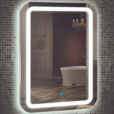 Зеркало Mixline Премьер Мальта 55 533672 с подсветкой с сенсорным выключателем и пескоструйным рисунком