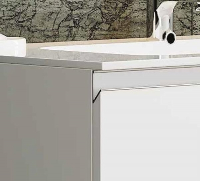 Тумба с раковиной SanVit Авеню-3 120 kavenu3120 в цвете Ral Желтый глянец