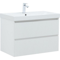 Тумба под раковину Aquanet Альтера 80 337156 подвесная Белая матовая, купить, цена, заказать, магазин, доставка, скидка, промокод, купить, цена, заказать, магазин, доставка, скидка, промокод