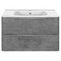 Тумба под раковину Vincea Paola VMC-2P800BT подвесная Beton, купить, цена, заказать, магазин, доставка, скидка, промокод, купить, цена, заказать, магазин, доставка, скидка, промокод