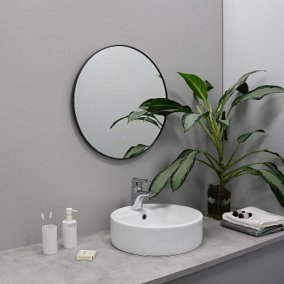 Зеркало Fixsen Led 70 FX-1070F с подсветкой Графит с сенсорным выключателем и диммером