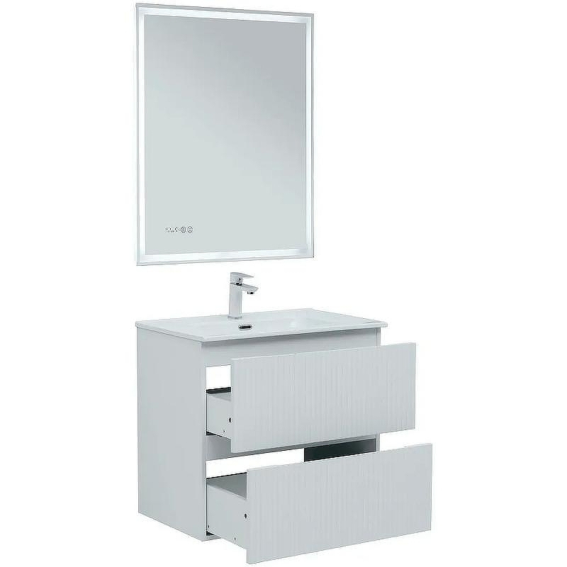 Тумба под раковину Aquanet Джейн 70 335423 подвесная Белая матовая, купить, цена, заказать, магазин, доставка, скидка, промокод, купить, цена, заказать, магазин, доставка, скидка, промокод