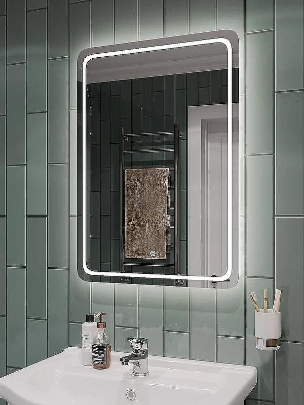 Зеркало Orange Nature 50 ON-50ZE с подсветкой с сенсорным выключателем, купить, цена, заказать, магазин, доставка, скидка, промокод, купить, цена, заказать, магазин, доставка, скидка, промокод