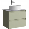 Тумба под раковину Aqwella Geometria 65 GE01652SH подвесная Шалфей зеленый, купить, цена, заказать, магазин, доставка, скидка, промокод, купить, цена, заказать, магазин, доставка, скидка, промокод