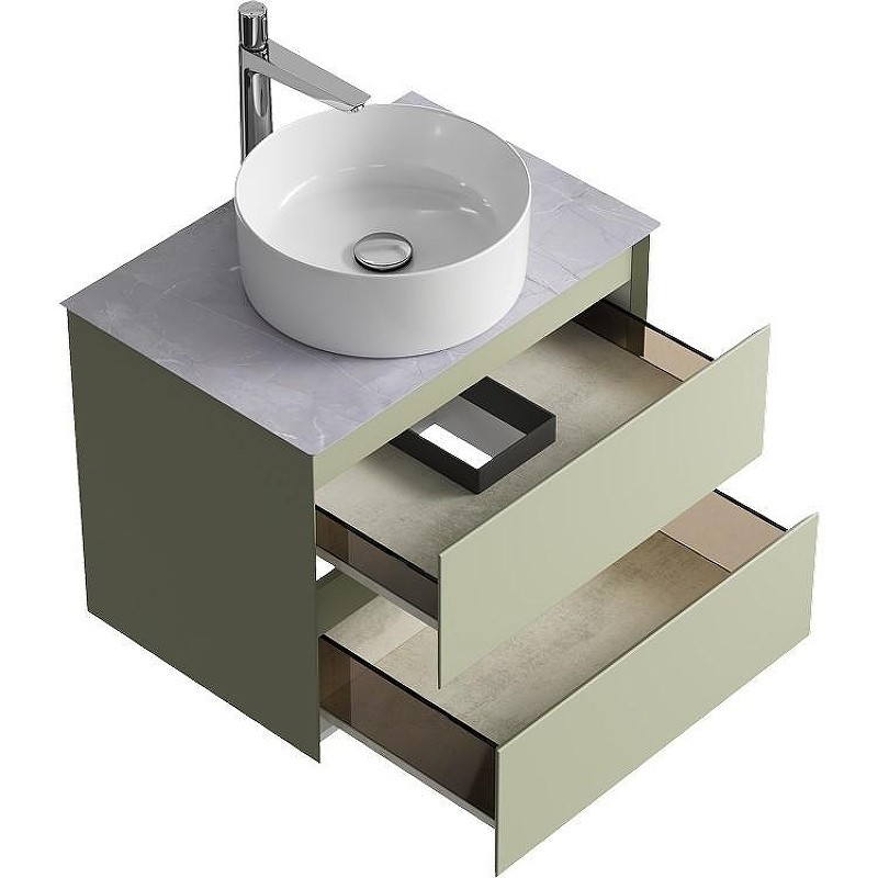 Тумба под раковину Aqwella Geometria 65 GE01652SH подвесная Шалфей зеленый, купить, цена, заказать, магазин, доставка, скидка, промокод, купить, цена, заказать, магазин, доставка, скидка, промокод