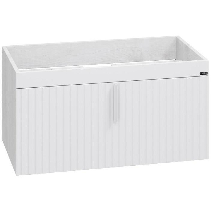 Тумба под раковину СанТа Юпитер 80 700357 подвесная Белая Светлое дерево, купить, цена, заказать, магазин, доставка, скидка, промокод, купить, цена, заказать, магазин, доставка, скидка, промокод