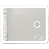 Зеркало Art&Max Latina AM-Lat-1000-800-DS-F-X3 с подсветкой с сенсорным выключателем, купить, цена, заказать, магазин, доставка, скидка, промокод, купить, цена, заказать, магазин, доставка, скидка, промокод