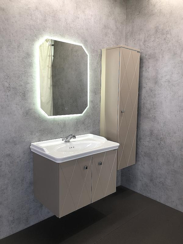 Шкаф пенал Comforty Кремона 40 00-00001219 подвесной Латте, купить, цена, заказать, магазин, доставка, скидка, промокод, купить, цена, заказать, магазин, доставка, скидка, промокод