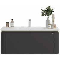 Тумба с раковиной Black&White Universe U935.1000 100 9351000 подвесная Sparkle Grey, купить, цена, заказать, магазин, доставка, скидка, промокод, купить, цена, заказать, магазин, доставка, скидка, промокод