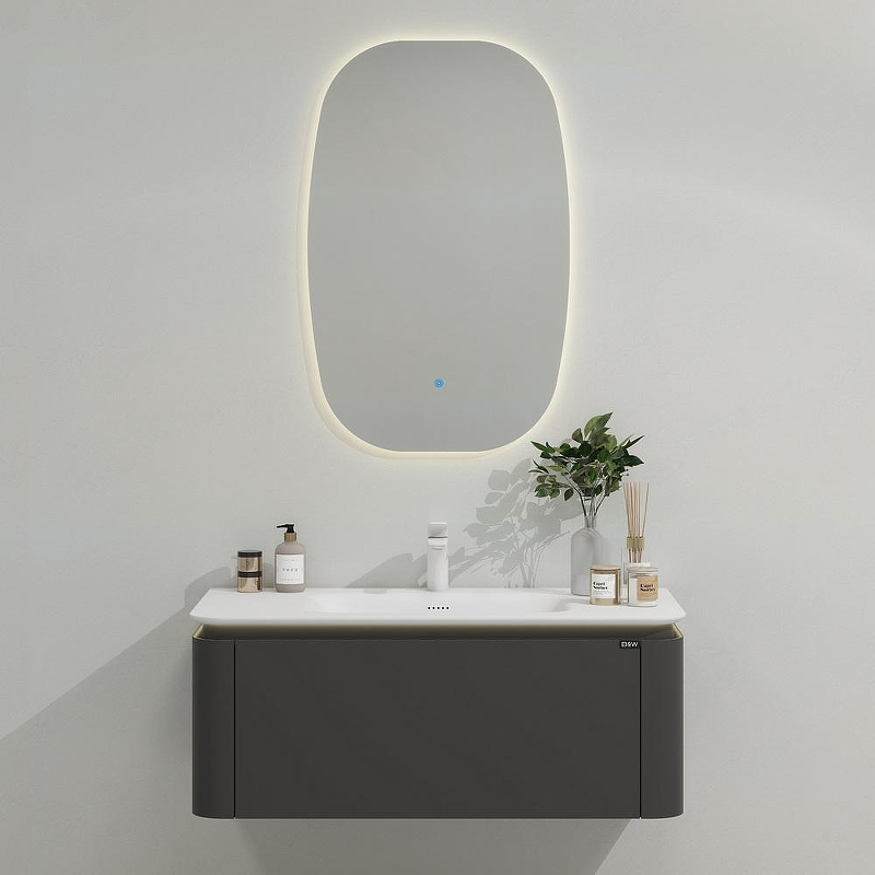 Тумба с раковиной Black&White Universe U935.1000 100 9351000 подвесная Sparkle Grey, купить, цена, заказать, магазин, доставка, скидка, промокод, купить, цена, заказать, магазин, доставка, скидка, промокод